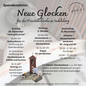 Termine zur Glockenspendenaktion